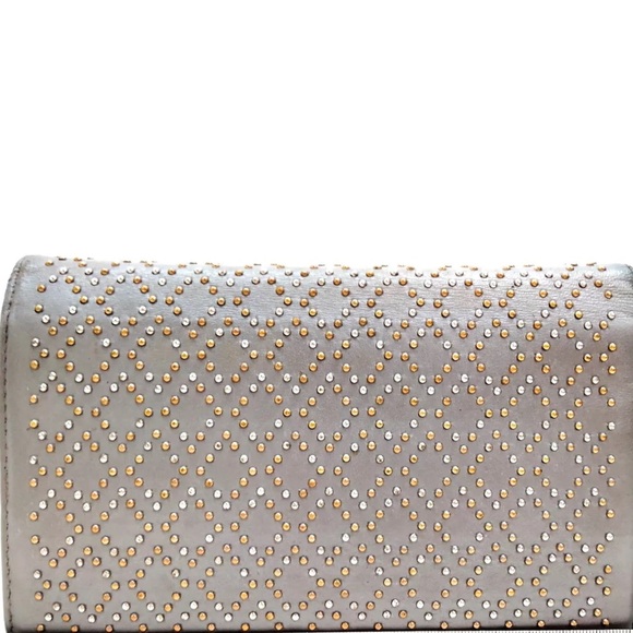 CHANEL STUDDED LEATHER WOC Shoulder/Crossbody Bag GHW - Picture 2 of 12